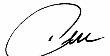 A signature of a person

Description automatically generated
